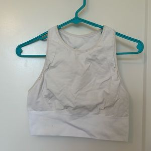 Lululemon high neck compression bra / crop tank size 8